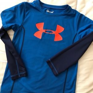 Long sleeve under armor tee youth